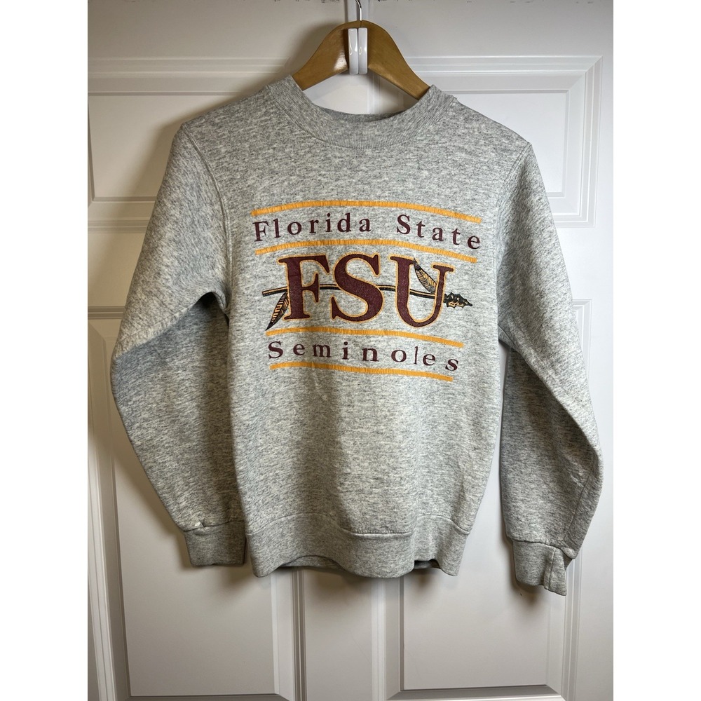 Vintage Florida State FSU Seminoles Crewneck Soffe Heavy Sweats USA Made Small